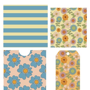 BoHo Loaded Pocket, Digital Download, Ephemera, junk journals, Journaling, scrapbooking, Embellishments, stationery.