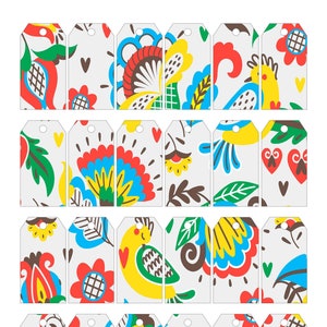 Abstract 1 Tiny Tags, digital download Tiny Tags, Tag ephemera, Tag junk journals, Tag journaling, Gift Tags. scrapbooking, embellishments.