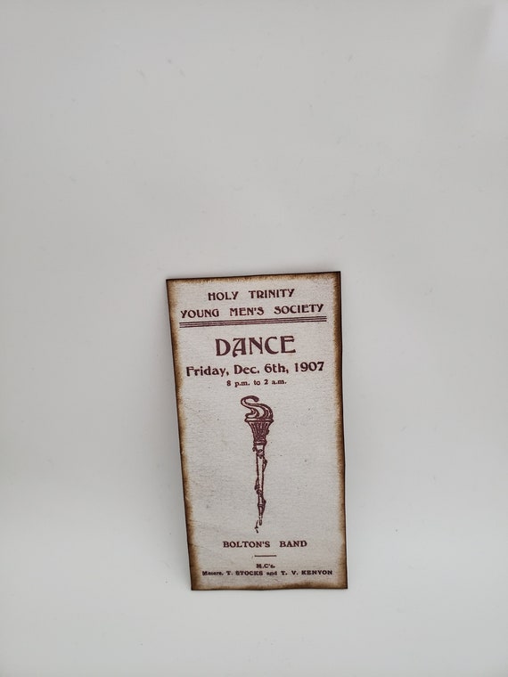 Dance cards Junk Journal Scrapbooking Vintage ephemera ephemera Vintage dance cards Journaling
