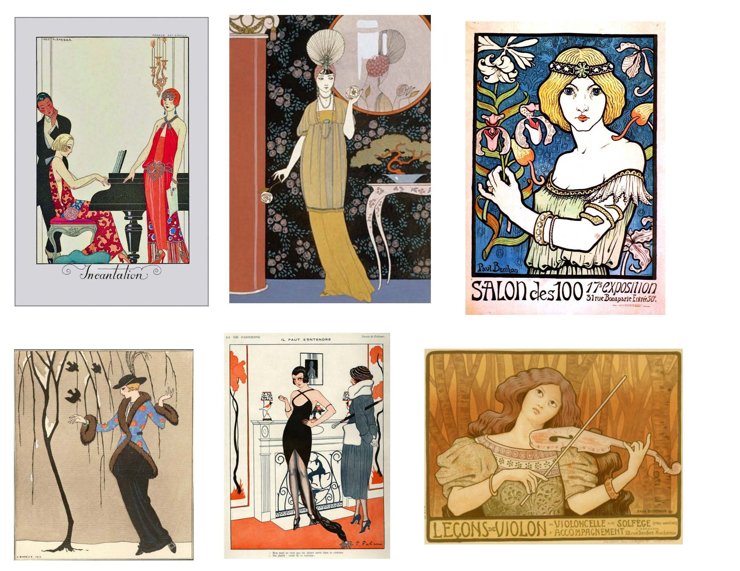 Art Deco Journal Cards Digital Download Ephemera Junk Etsy