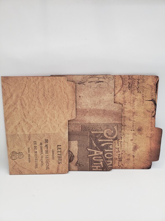Vintage Documents File Folders Physical Products Ephemera Etsy