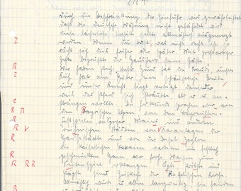 1943 Vintage Letter, Ephemera for Scrapbooking, Junk Journal (Digital Download)