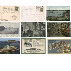 Postcards & Stamps, Digital Downloads, Vintage Postcards, Vintage Stamps, Ephemera, Vintage Ephemera, Junk Journal, journaling, scrapbooking