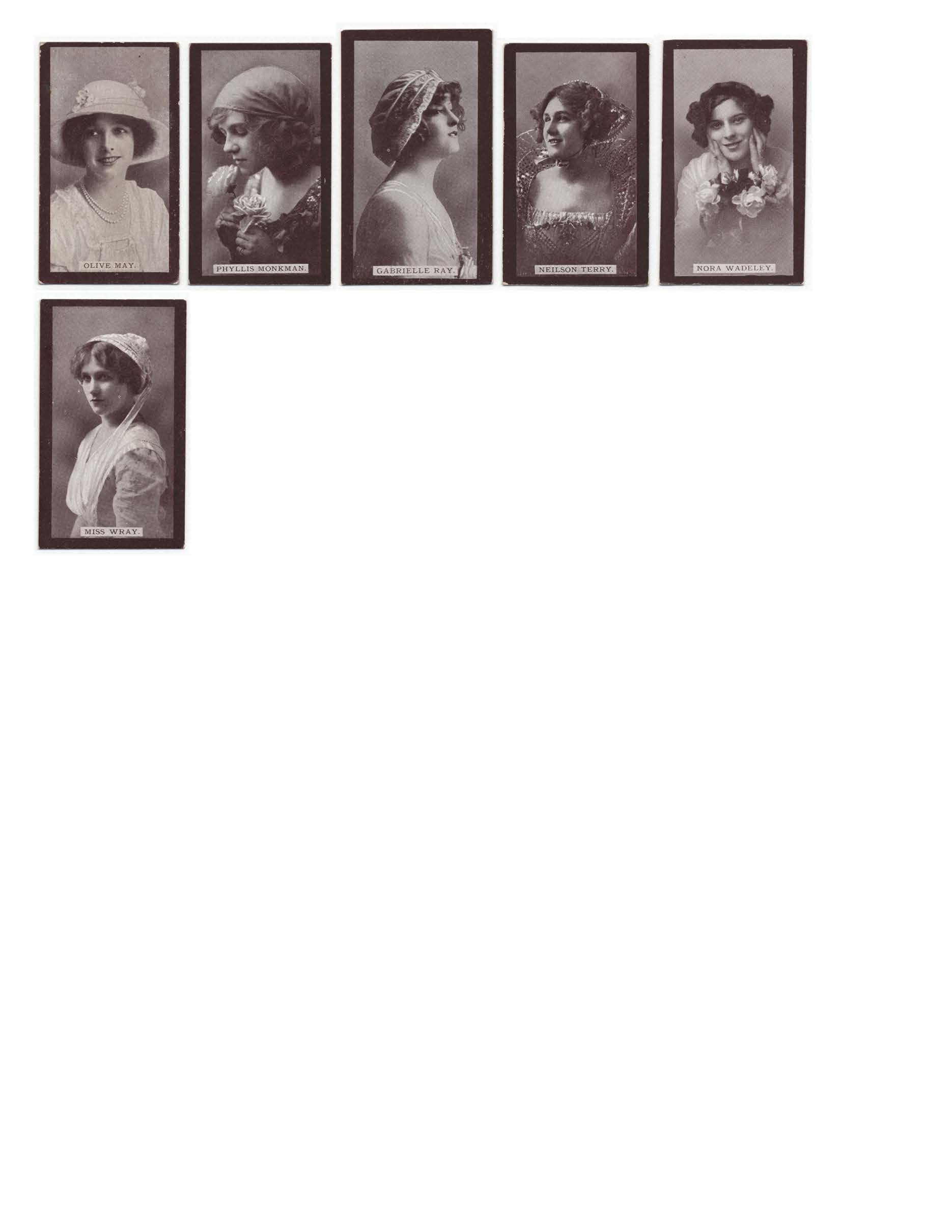 Printable Vintage Beauties Tea Cards 1.5 Pages Digital - Etsy