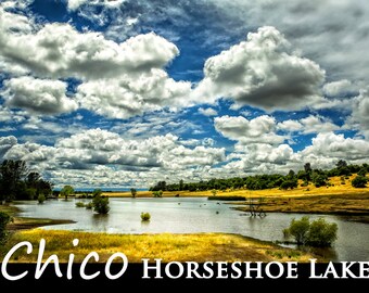 Early Summer on Horseshoe Lake, Upper Bidwell Park, Chico, CA 2x3 Magnet