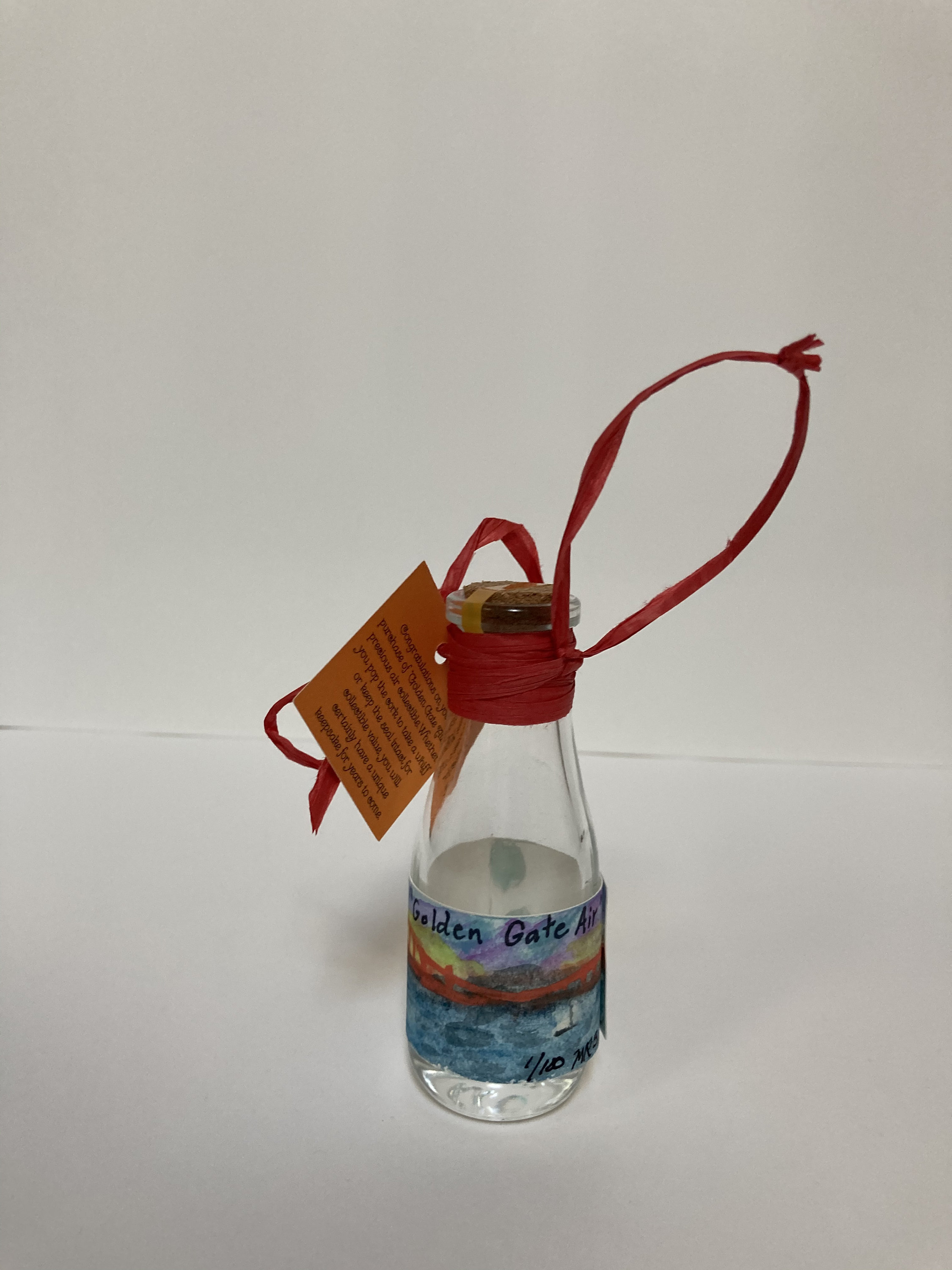 Golden Gate, Bottled Air, Birthday, Anniversary Gifts, Christmas