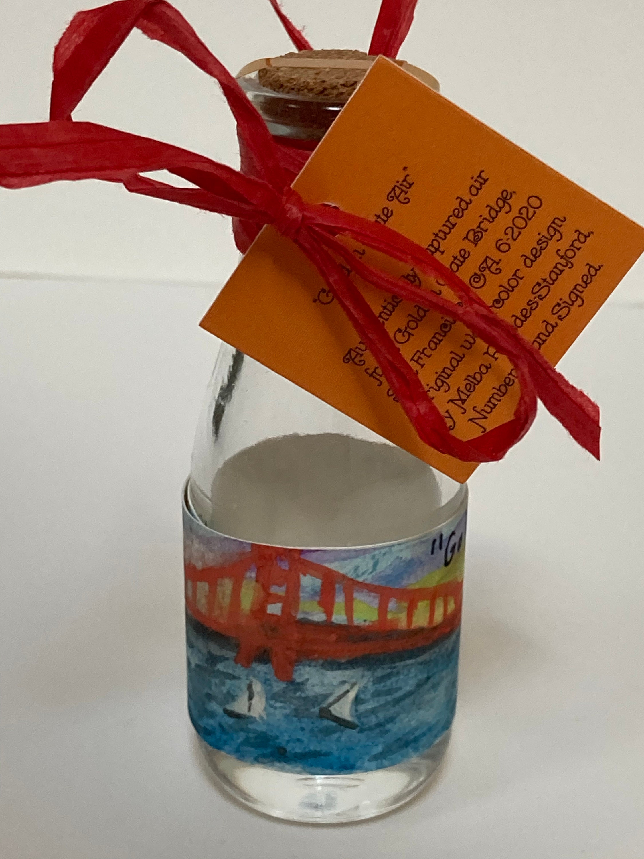 Golden Gate, Bottled Air, Birthday, Anniversary Gifts, Christmas