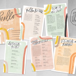 Scarica + Stampa / Pacchetto di benvenuto Premium Starter Kit / Woodstock / Include carta fedeltà
