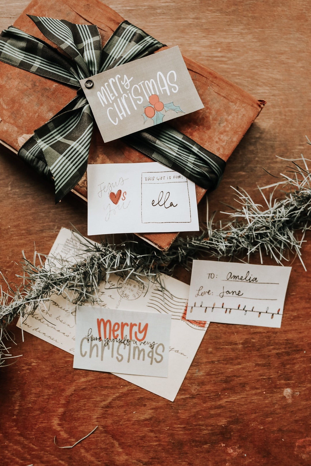 PRINTABLE Christmas Gift Tags - Etsy