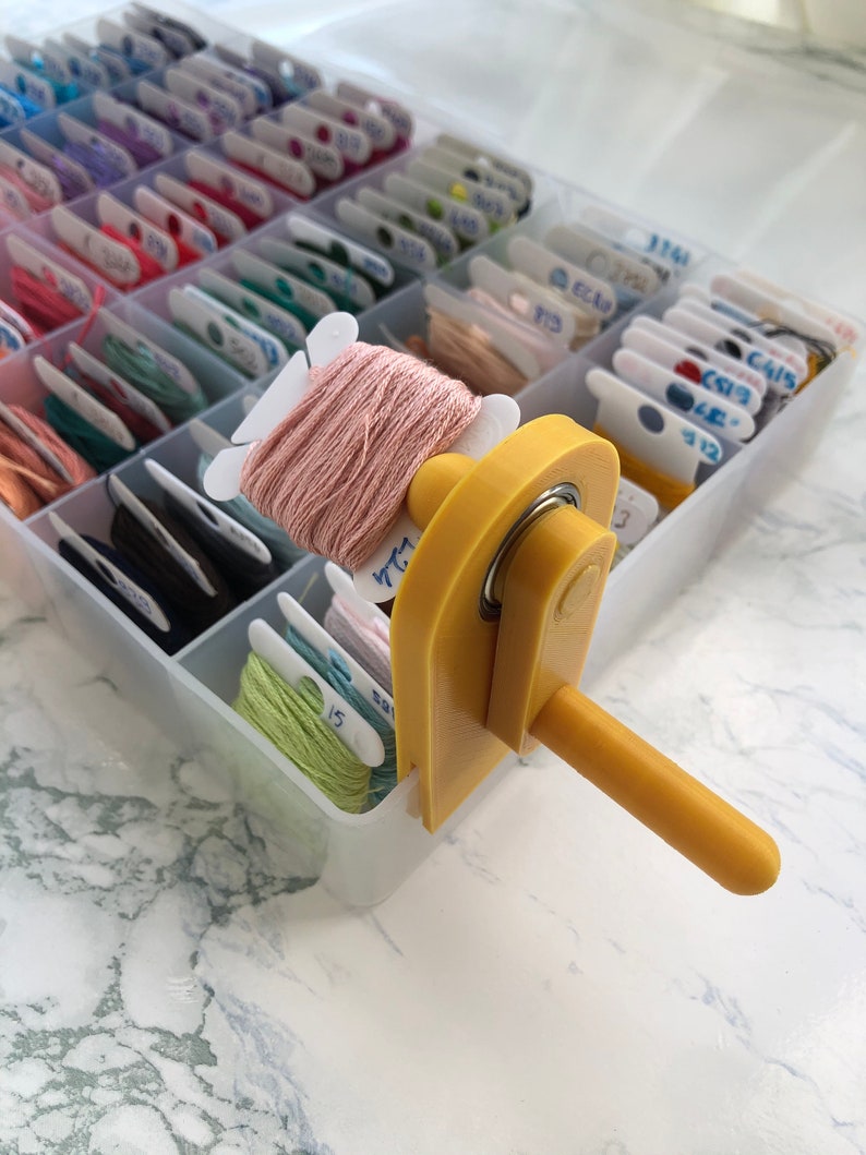 3D Printed Bobbin Winder for Plastic Bobbins for Embroidery Etsy