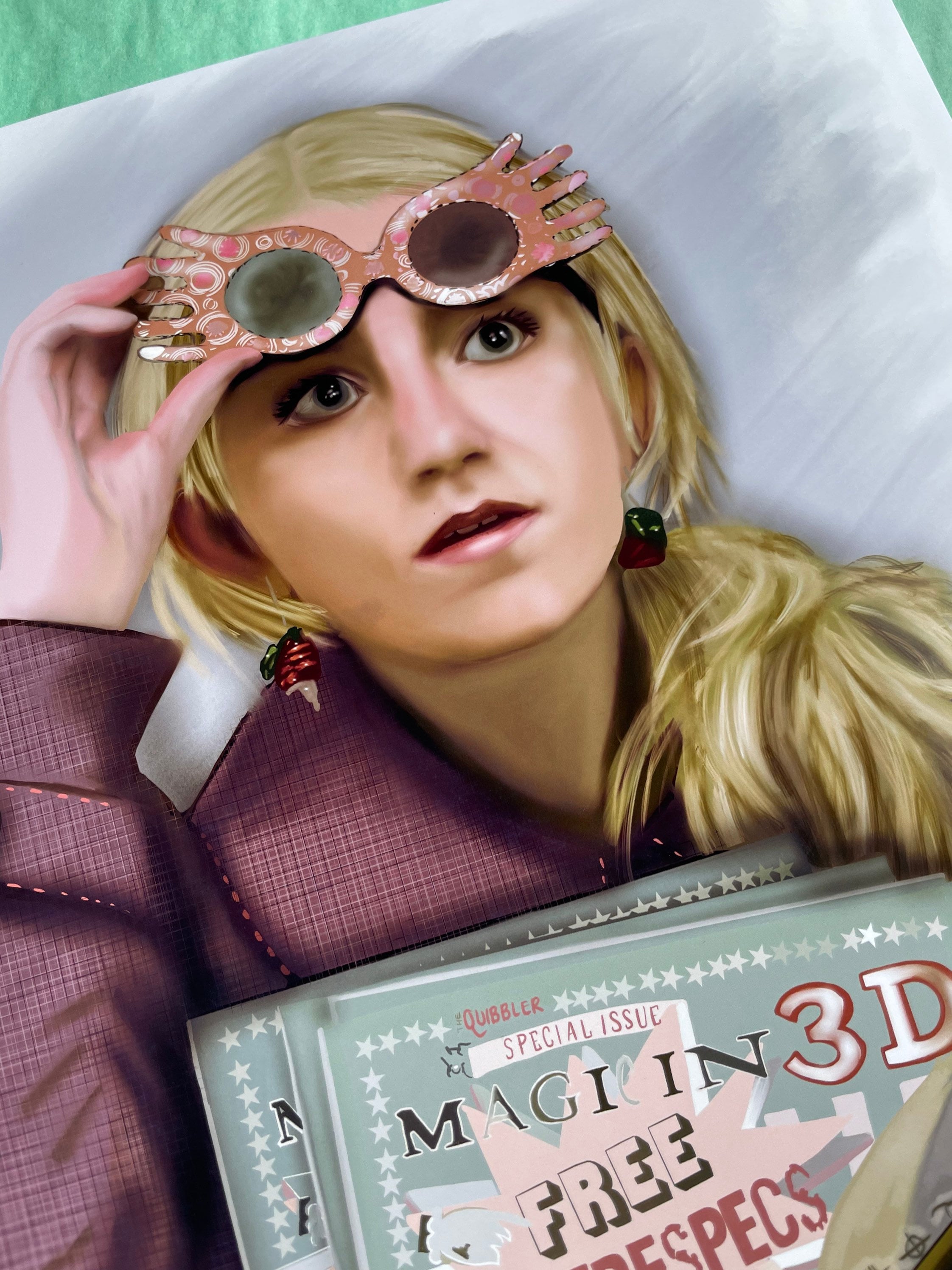 luna-lovegood-harry-potter-art-print-poster-unframed-etsy-uk