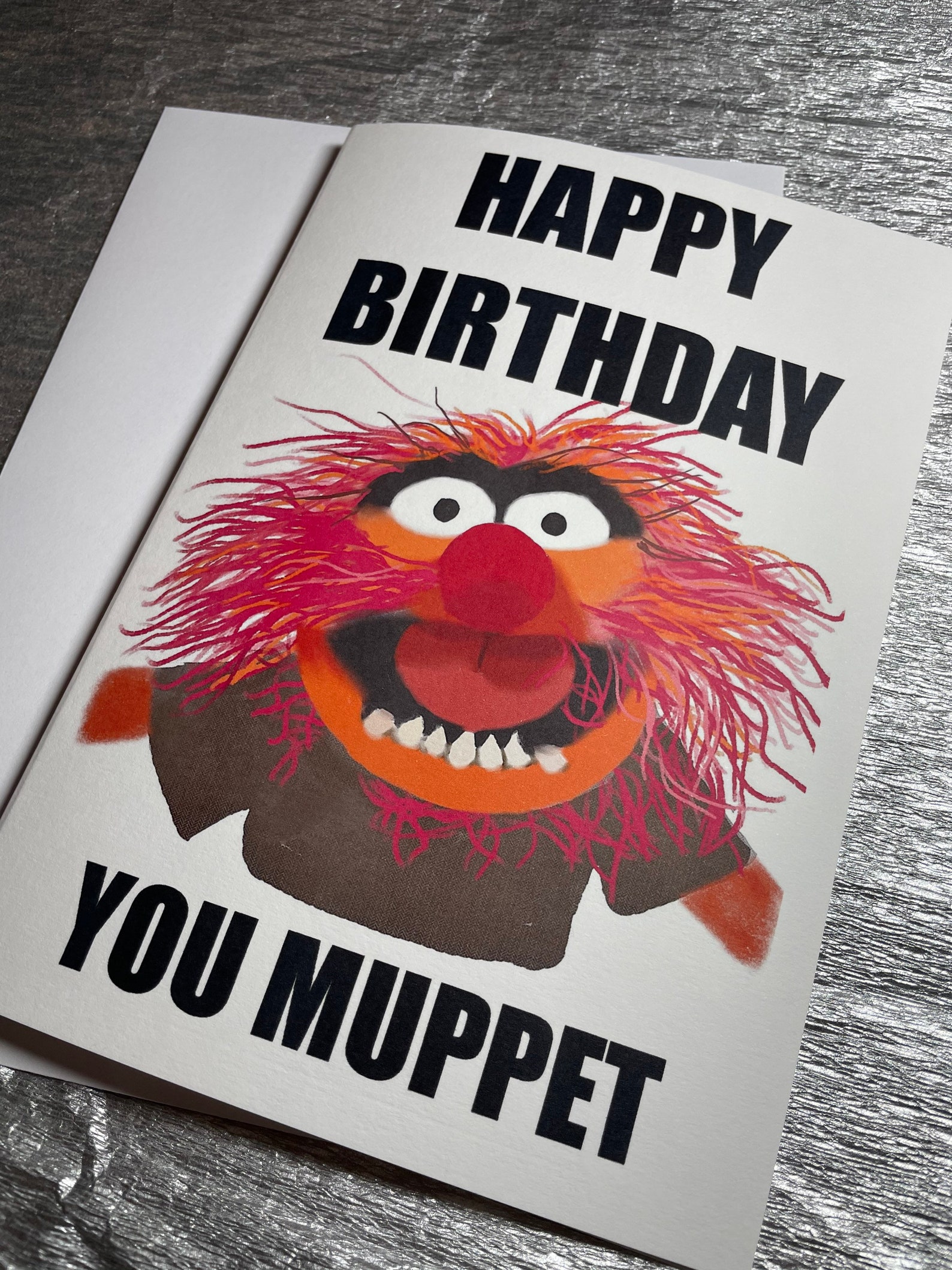 Happy Birthday you muppet animal | Etsy