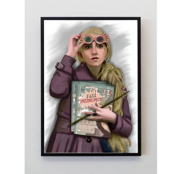 Lunettes de Luna Lovegood sur le doigt