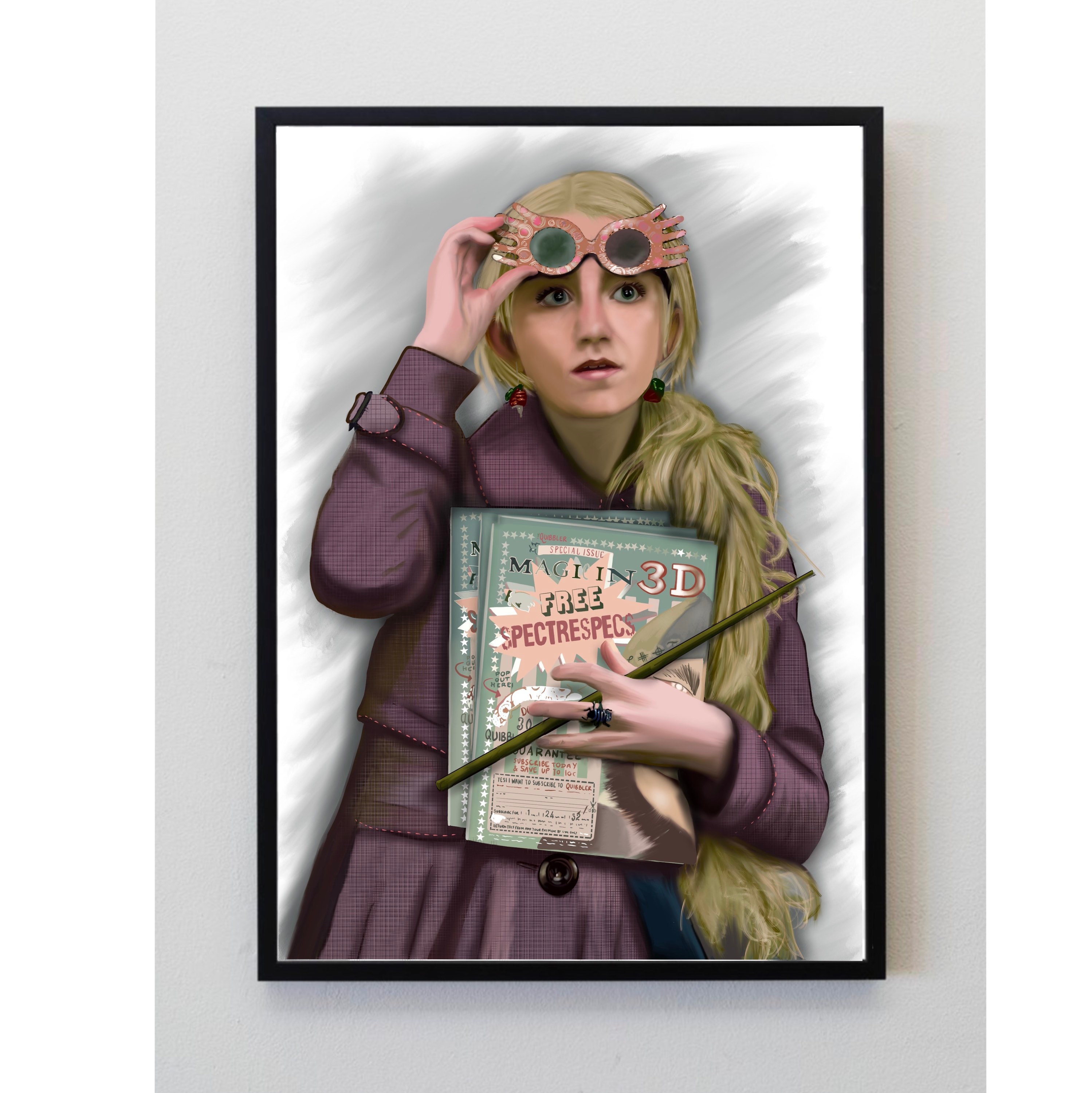 Harry Potter Luna Lovegood 3D Scrapbook & Activity Craft Set