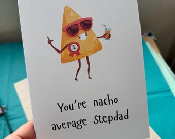 Stepdad, parent, birthday, funny, Father’s Day, thank you, card