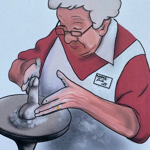 Rude, Funny, Happy Mother’s Day Card, Funny, Getting Old, Nursing Home, available in either light or dark skin image 5