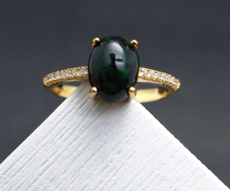 Opal Ring Gold Plated