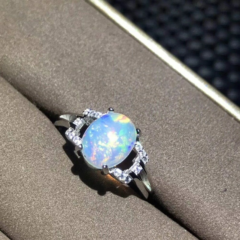 Opal Ring Sterling silver