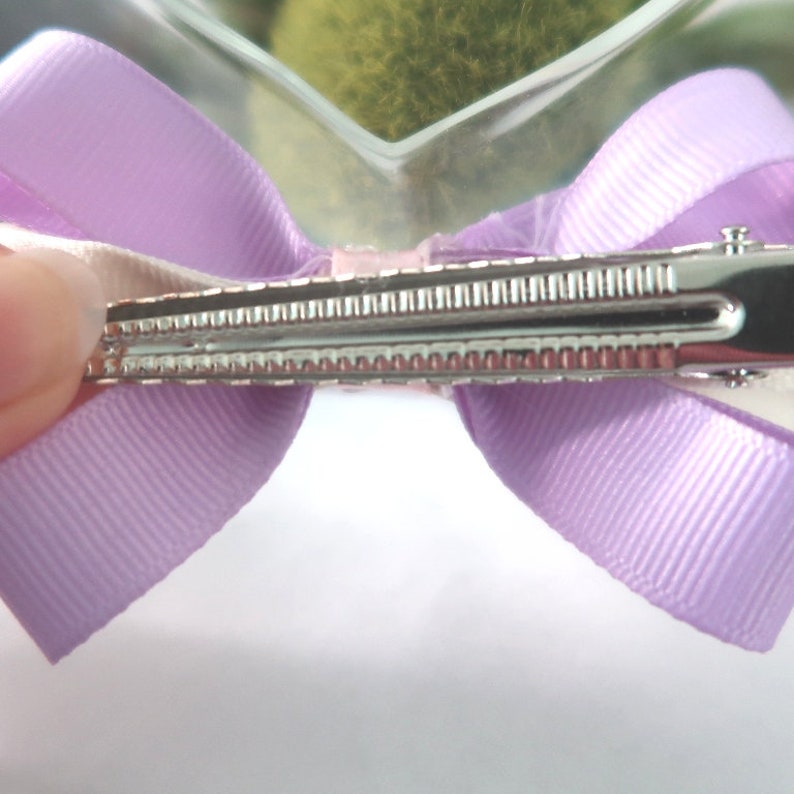Cute Purple Macaroon Hair BowClip Accessory