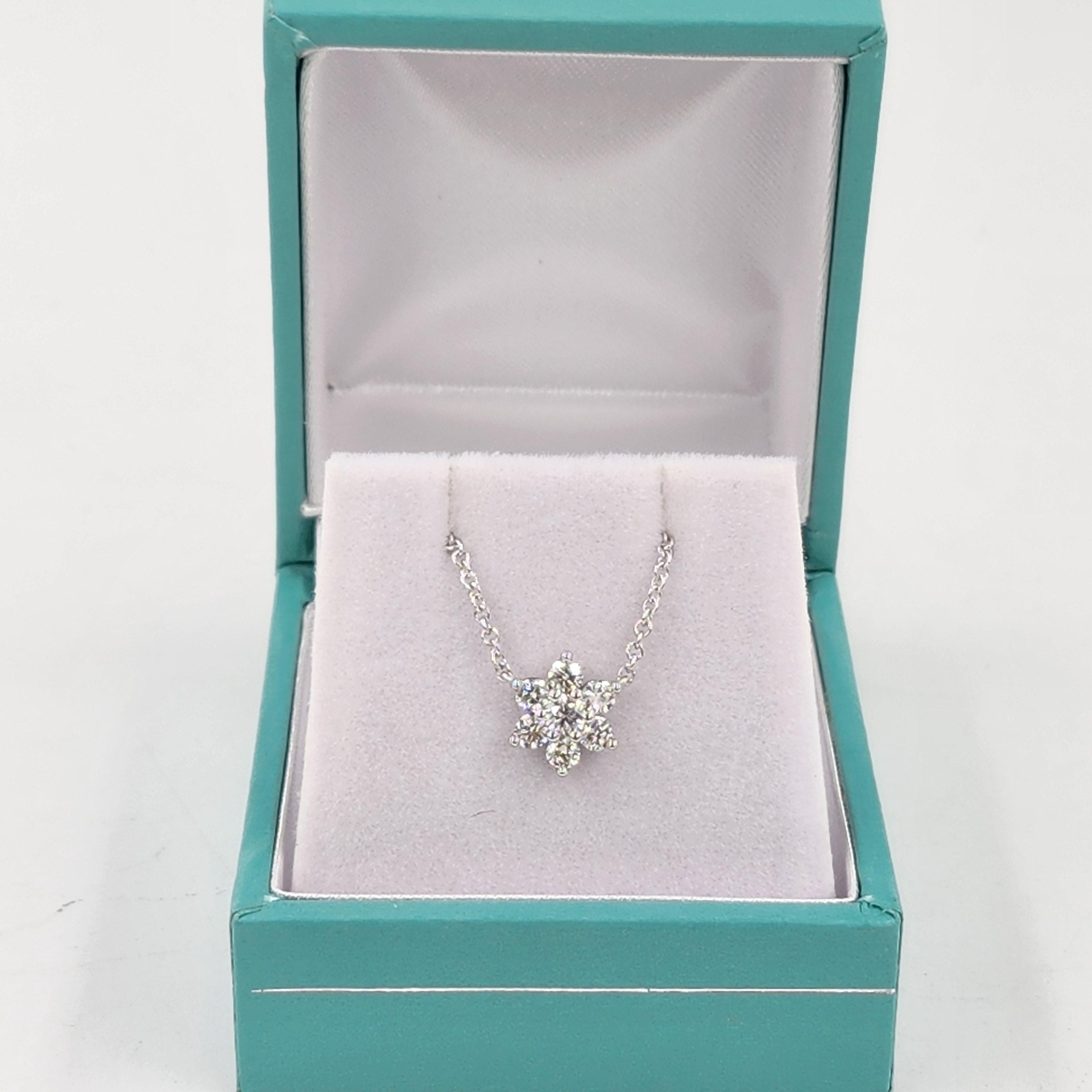 ANGARA 0.74 Ct Natural Diamond Pendant Necklace in 14K Solid  TRADED 14k natural0.3- 0.4ct diamond necklace main image 2