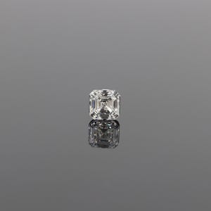 Solitaire Asscher Cut Lab Diamond Invisible Set Earring/ Diamond 1ct Solitaire Single or Pair Earring/ Minimalist Earring/Anniversary Gift