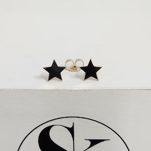 14K Gold  Star Stud Earrings/14K gold Stud Single or Pair Earring/ Gifts for her/ Anniversary gift