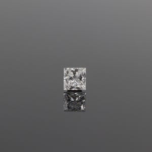 Solitaire prinses geslepen diamant onzichtbare set oorbel/labdiamant 1ct solitaire enkele of paar oorbellen/minimalistische oorbel/verjaardagscadeau