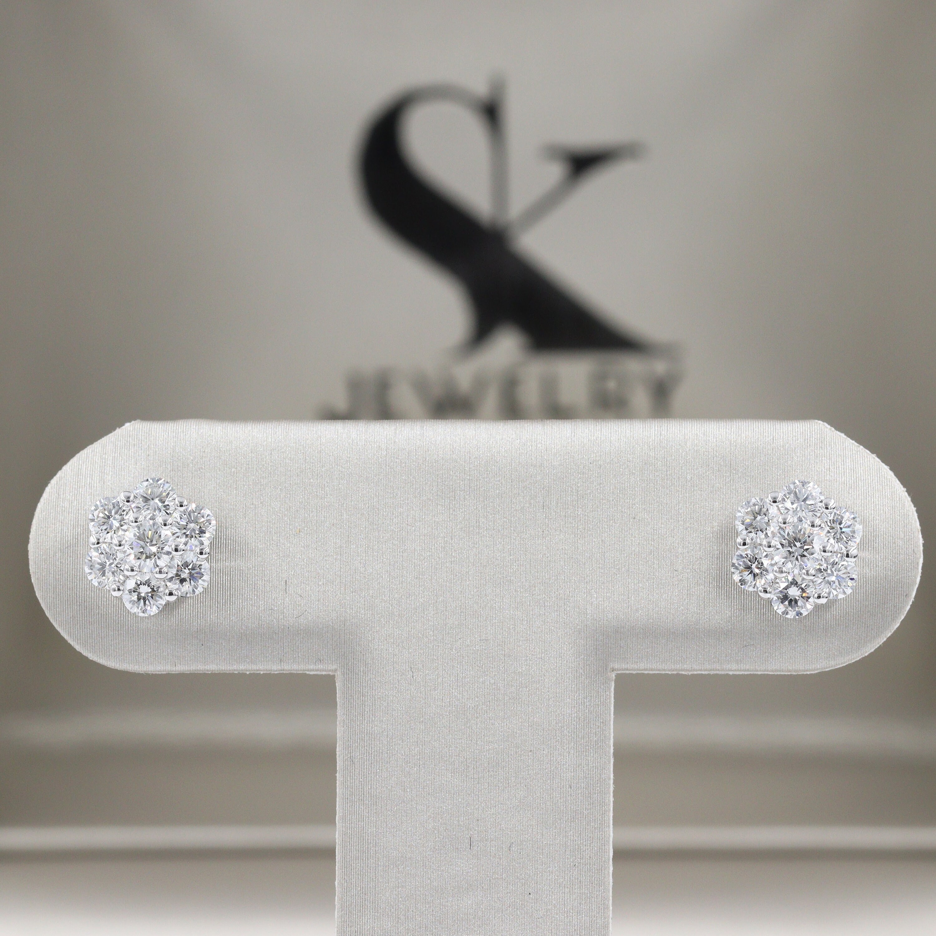 2 Mm X 50 Mm 2 "Diamantschliff Glänzend Schlicht Creolen Echt