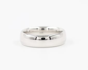 14K Yellow Gold 6MM Wide Men's Milled Edge Wedding Band Size 10.5