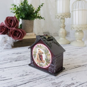 Money box| Savings box| Cash box| Gift for children| Handmade wooden piggy bank| Birthday gift| Gift idea; Home decor; Small decopaged box