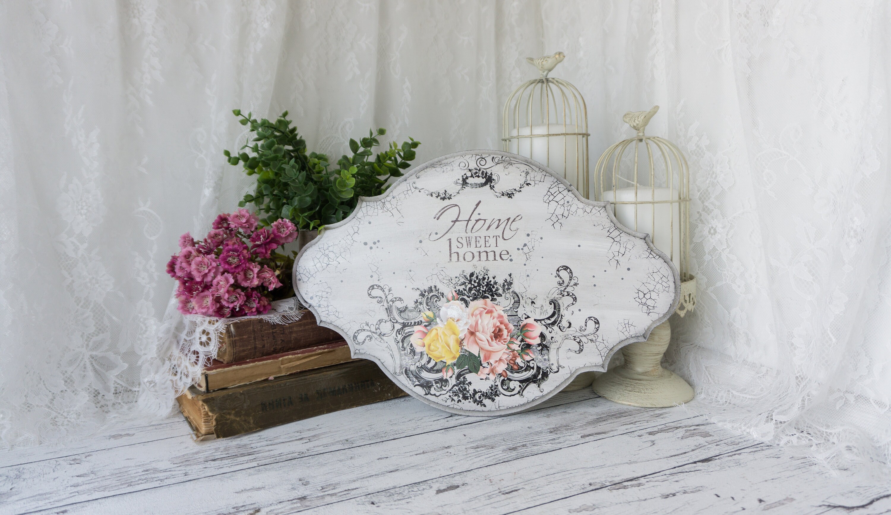 Lass Sie Essen Hochzeitstorte, Hochzeitstorte, Shabby Chic