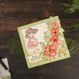 Biglietto di auguri in carta fatta a mano in 3D/ Biglietto di congratulazioni con fiocco di nastro per lei/ Biglietto di compleanno con fiori di carta lavorati, biglietto di congratulazioni per tutte le occasioni