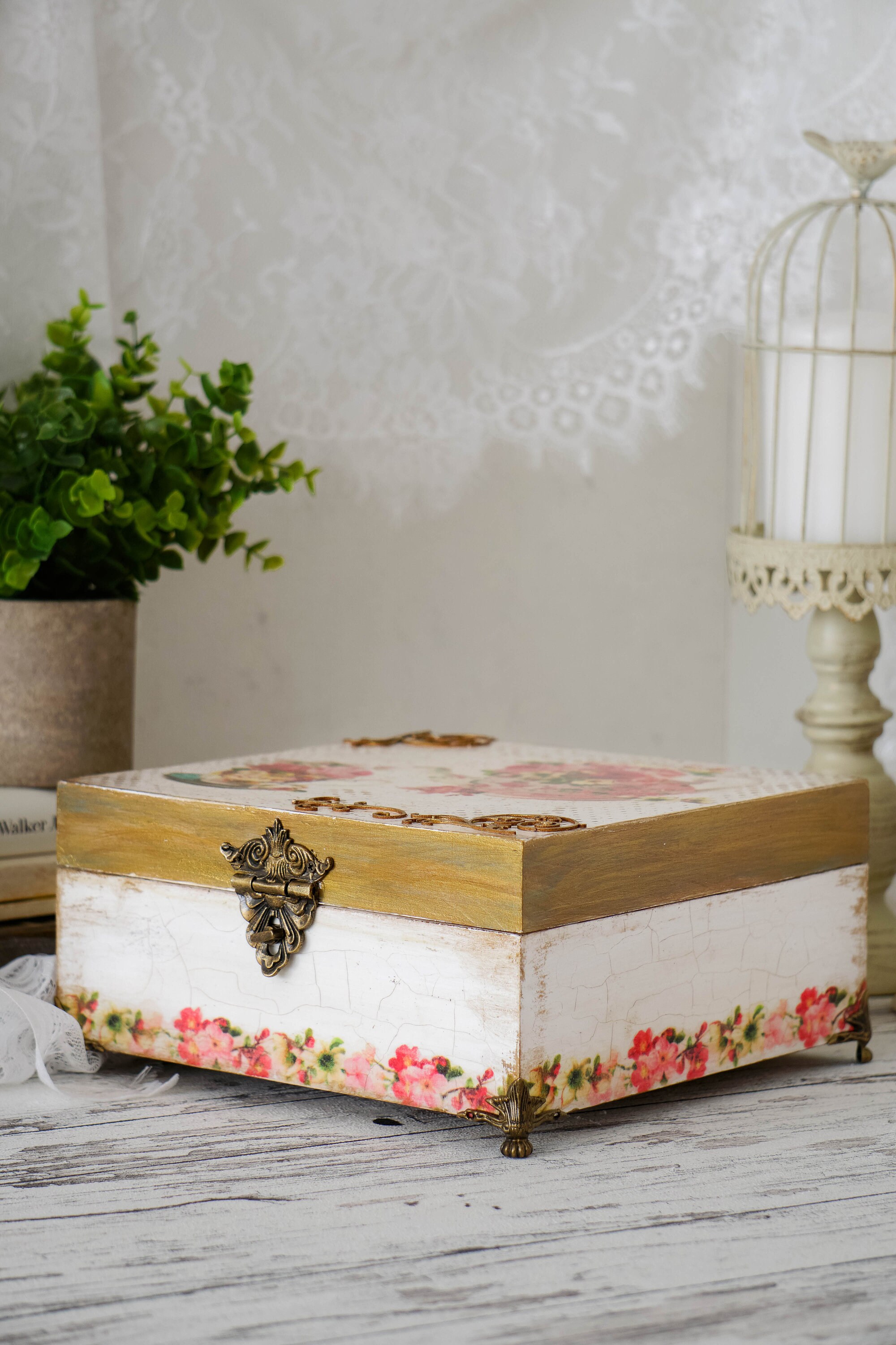 Vintage Tea Box Tissue Box and Tray Tea Box With 9 Etsy