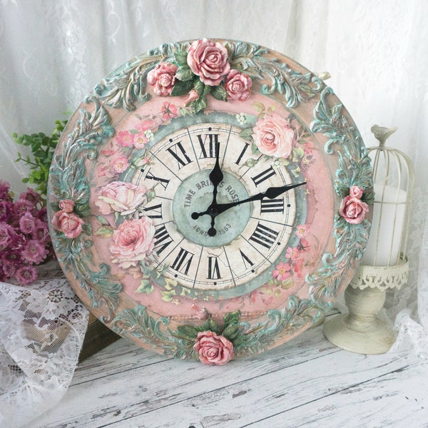 Boho Wall Clock Etsy