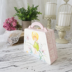 Sac à main en bois| Étui à compartiments pour le maquillage, les bijoux et les bibelots| Boîte à bijoux faite main pour fille | Coffre au trésor| Coffret| Coffret cadeau
