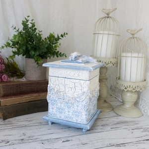 Shabby chic coffee canister | Wooden coffee bean container | Tea coffee sugar storage jar | Decorative coffee jar | Kitchen decor | Romantic
