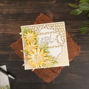 Carte de voeux 3D en papier fait main | Carte de félicitations avec noeud de ruban pour elle | Carte d'anniversaire de fleurs en papier fabriquées en papier, carte de félicitations pour toutes les occasions