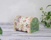 Vintage jewelry chest Decoupaged wooden box Home decor Storage box Rustic decor Decorative jewelry organiser Handmade gift for her