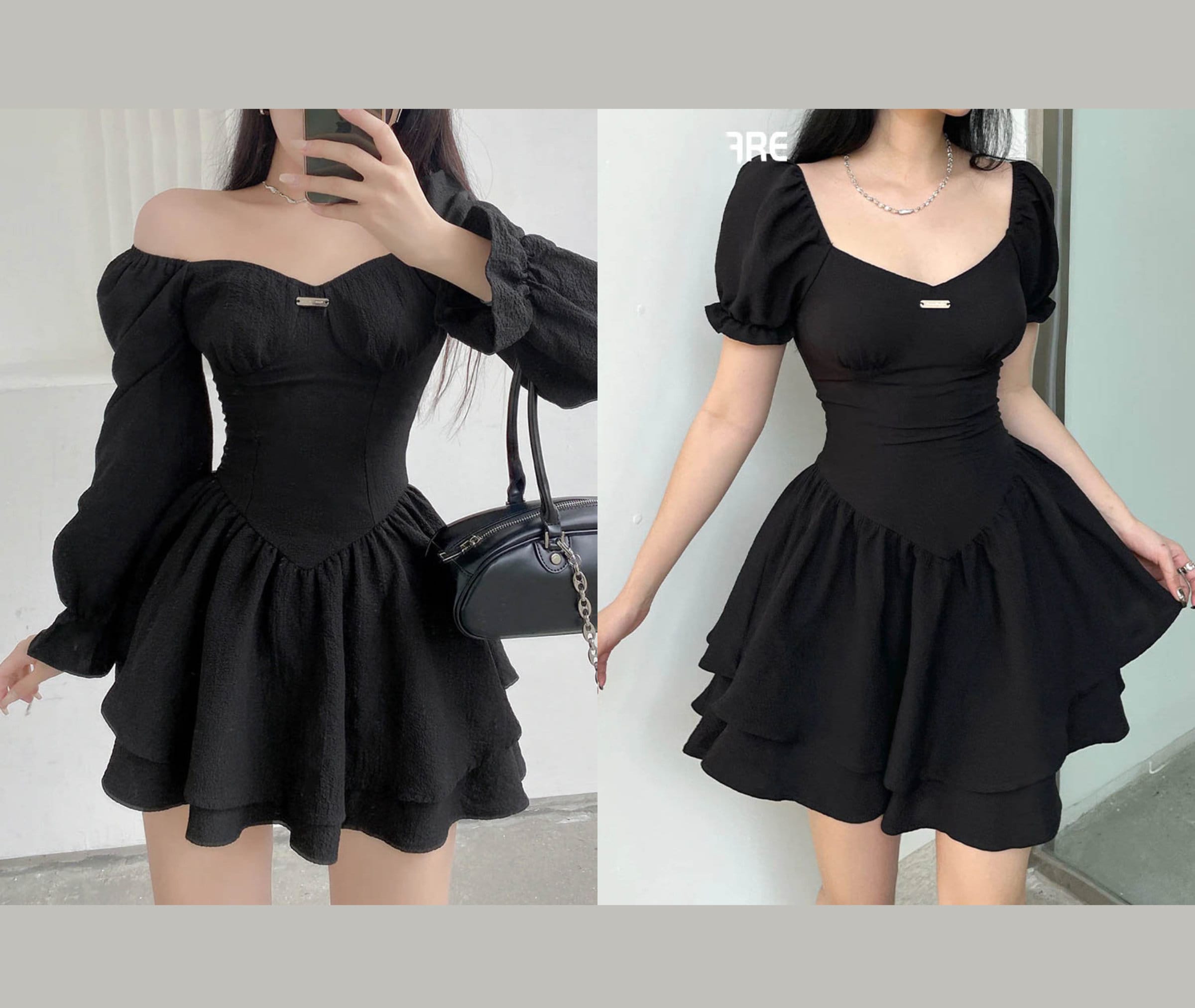 black gown short