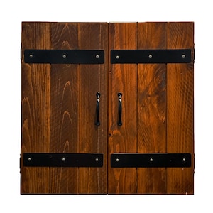 Dart Board Cabinet Solid Wood