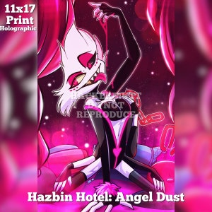 Angel Dust Hazbin Hotel Poster - Etsy