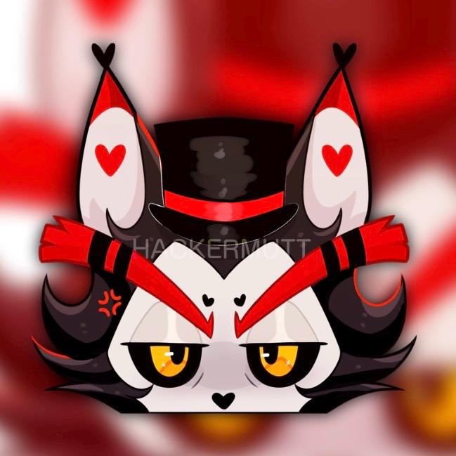 Husk 6” Peeker Sticker - Hazbin Hotel - Large XL Transfer Decal