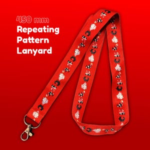 Helluva Boss-snodd - IMP Chibi-huvuden - Upprepande mönster 450 mm