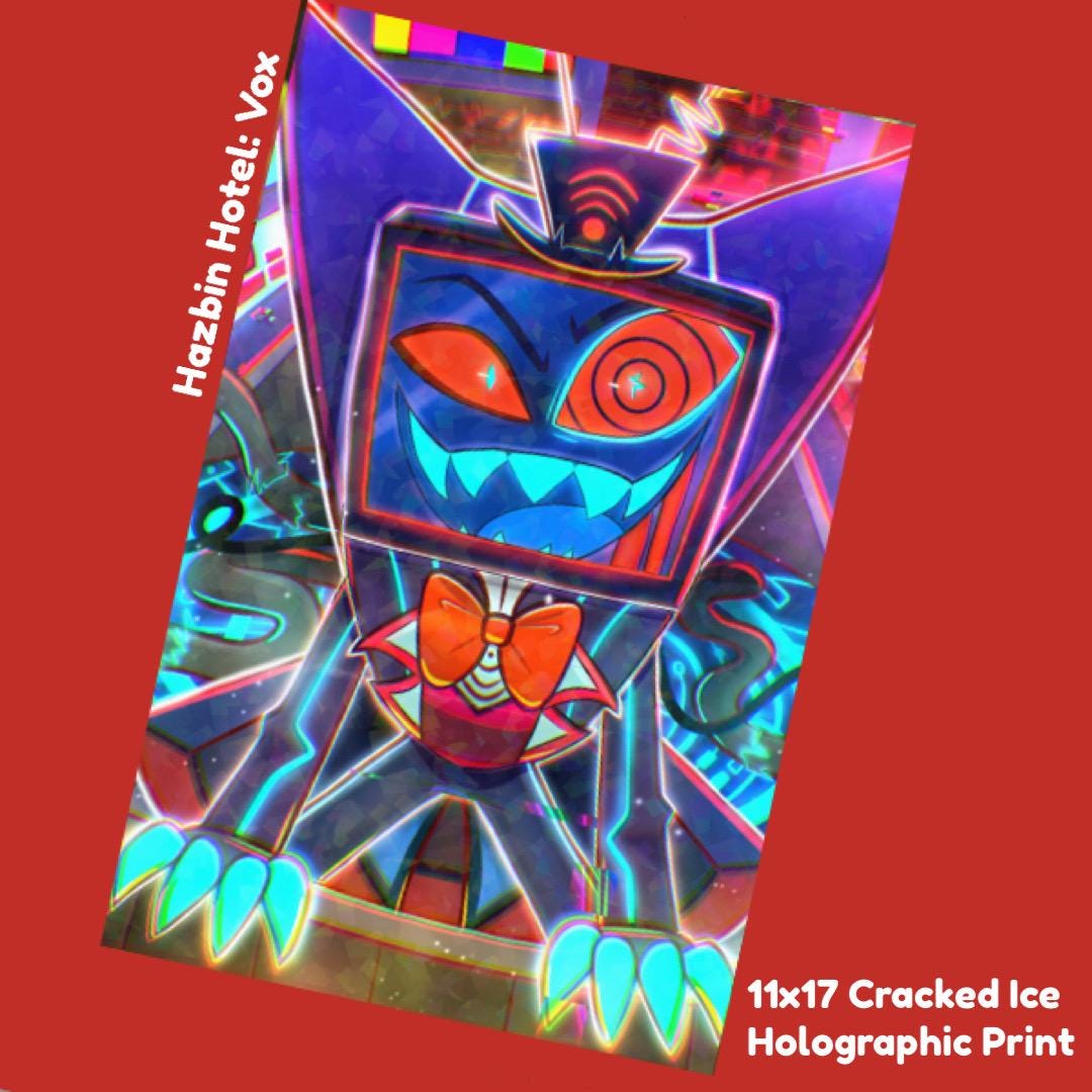 Holographic 11x17 Poster - Hazbin Hotel: Vox - Etsy