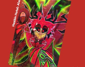 Holographic 11x17 Poster - Hazbin Hotel: Alastor - Etsy