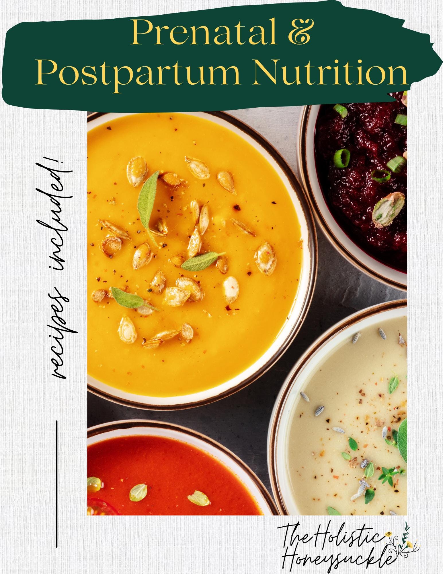 Prenatal and Postpartum Nutrition Guide, Ebook, Natural Pregnancy ...