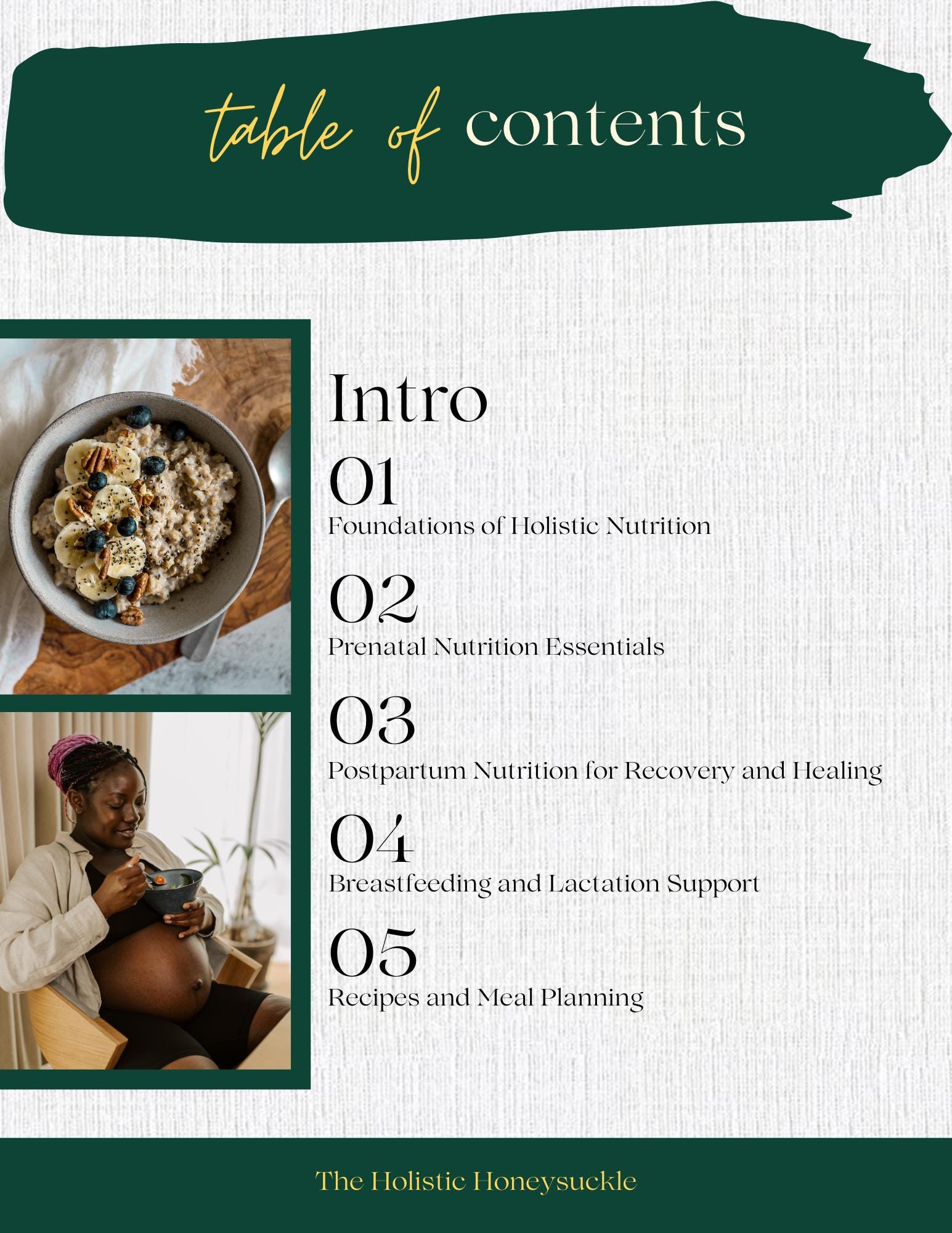 Prenatal and Postpartum Nutrition Guide, Ebook, Natural Pregnancy ...