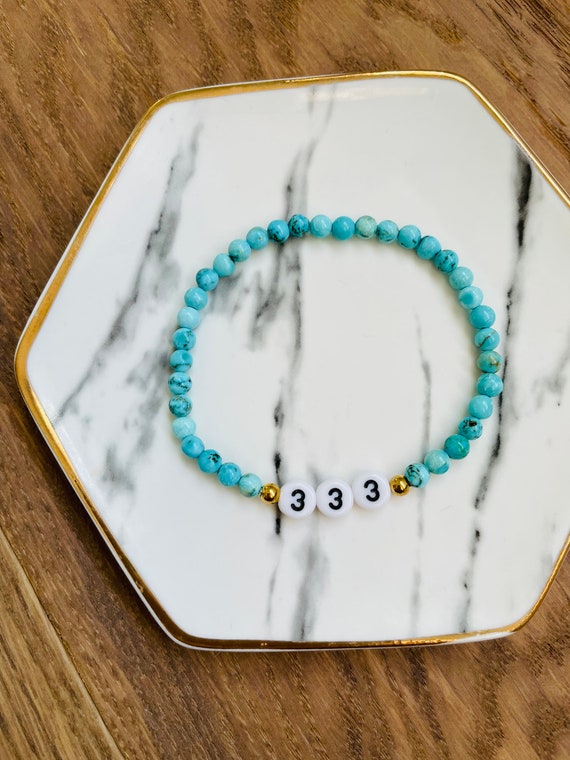 Angel Numbers Beaded Bracelets, Angel Numbers Jewelry
