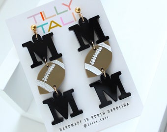 Football Earrings for Football Mom Earrings for Game Day