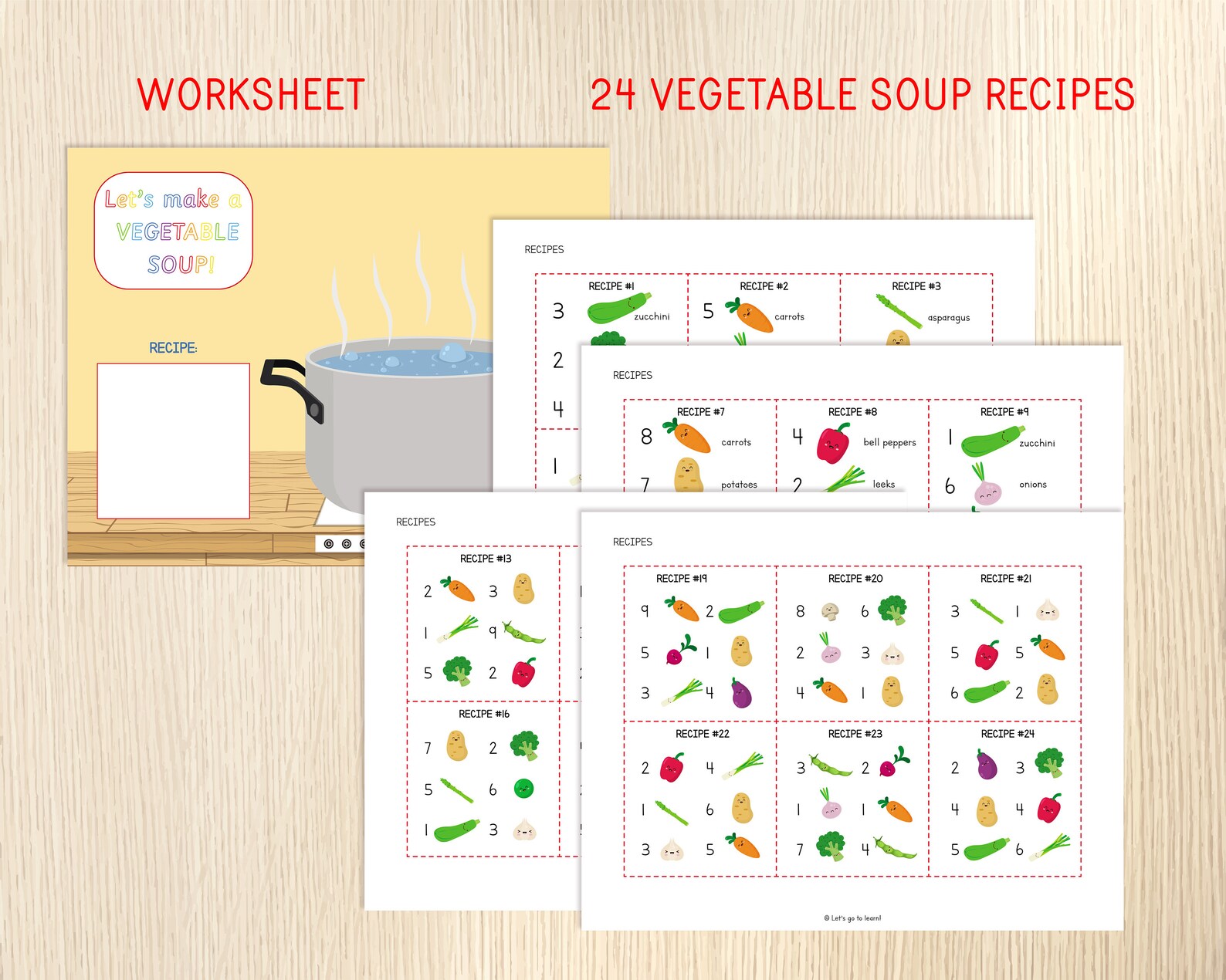 Vegetables Soup Making Dramatic Play Pretend Play Educational Game 